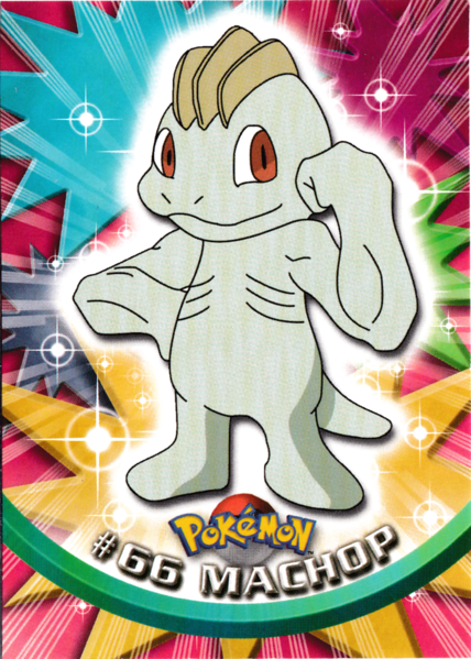 Machop (66/76) [Topps Series 1 - TV Animation Edition]