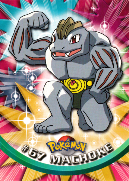 Machoke (67/76) [Topps Series 1 - TV Animation Edition]