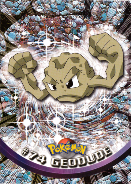 Geodude (74/76) [Topps Series 1 - TV Animation Edition]