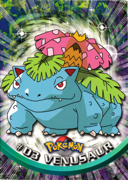 Venusaur (3/76) [Topps Series 1 - TV Animation Edition]