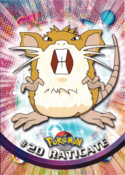 Raticate (20/76) [Topps Series 1 - TV Animation Edition]