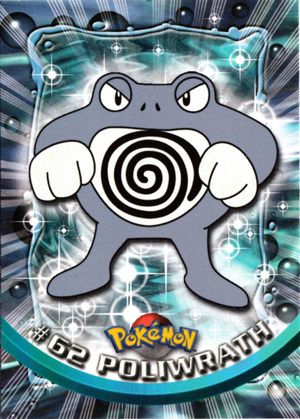 Poliwrath (62/76) [Topps Series 1 - TV Animation Edition]