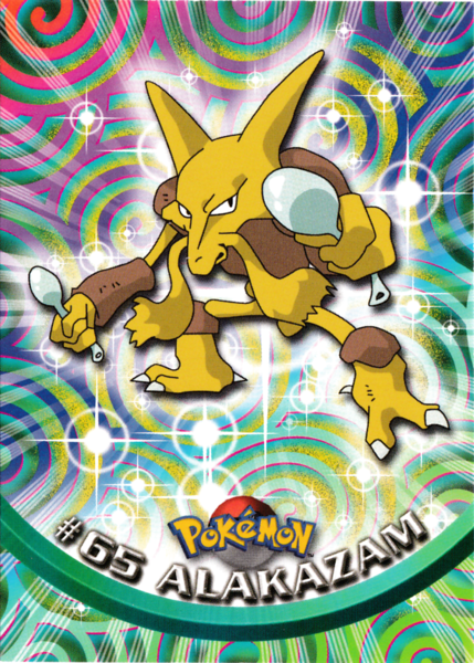Alakazam (65/76) [Topps Series 1 - TV Animation Edition]