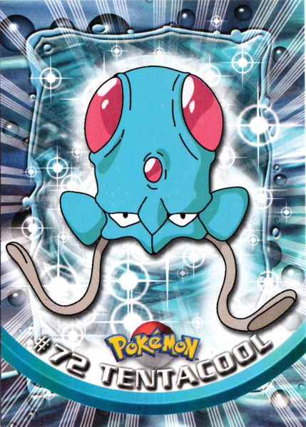 Tentacool (72/76) [Topps Series 1 - TV Animation Edition]