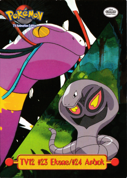 Ekans / Arbok (TV12) [Topps Series 1 - TV Animation Edition]