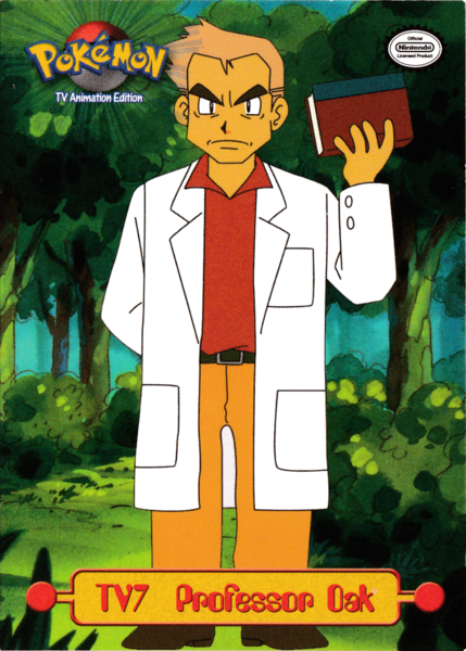 Professor Oak (TV7) [Topps Series 1 - TV Animation Edition]