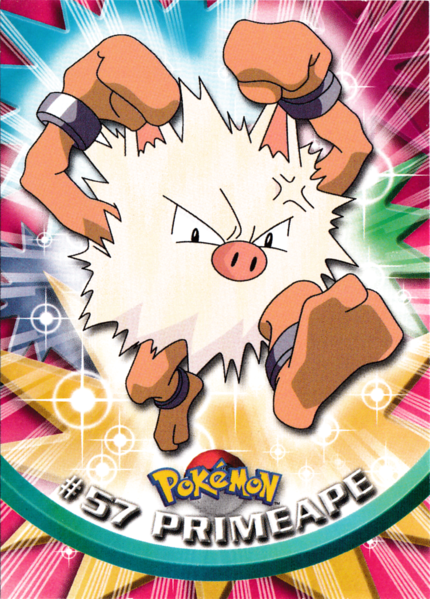 Primeape (57/76) [Topps Series 1 - TV Animation Edition]