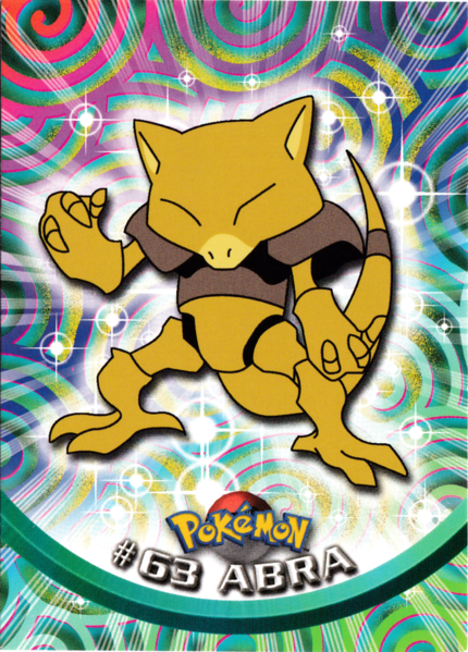 Abra (63/76) [Topps Series 1 - TV Animation Edition]