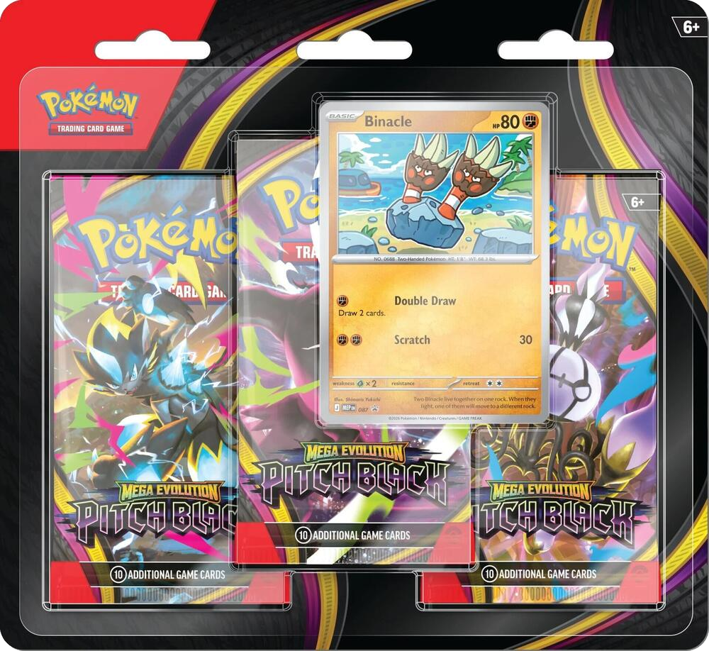 Pitch Black 3-Pack Blister Booster [Binacle]