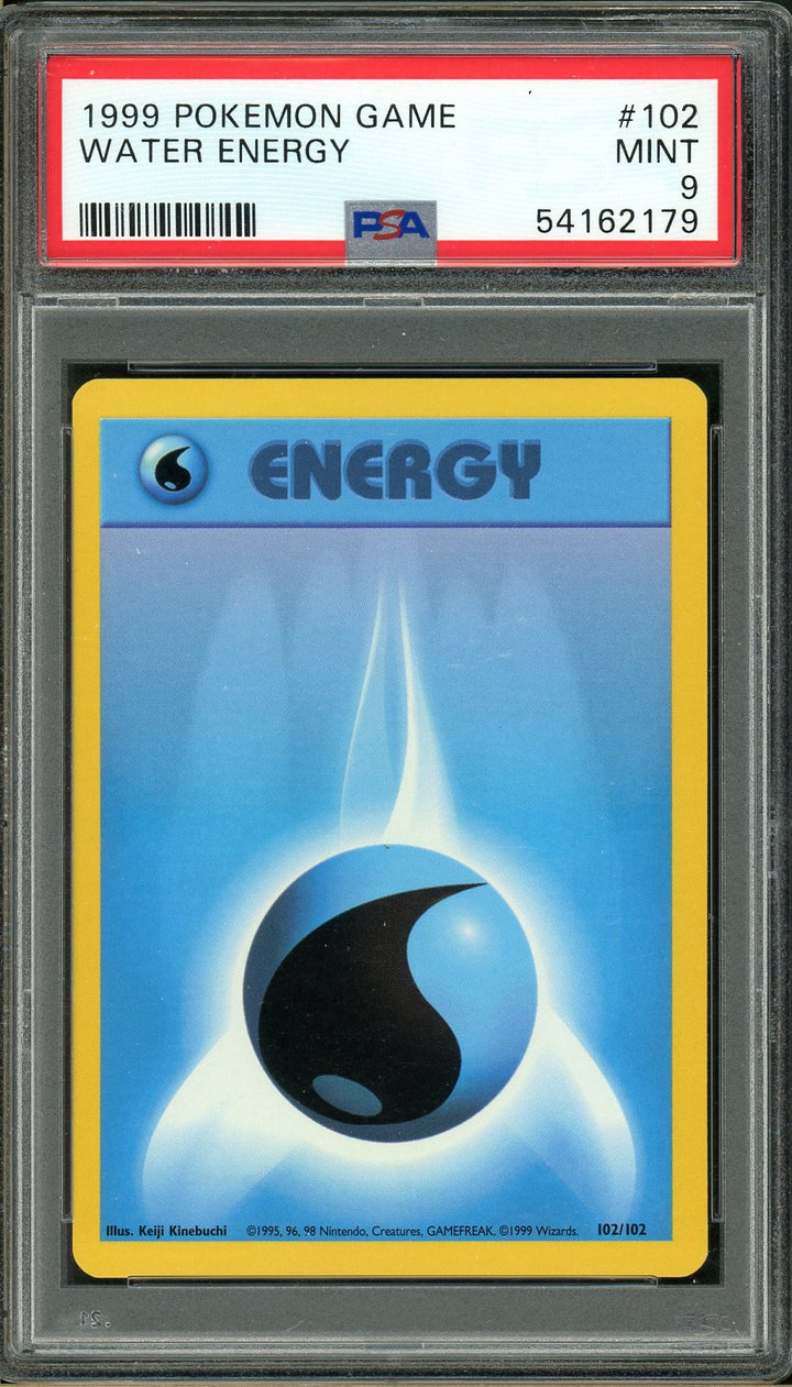 PSA (MINT 9) Water Energy #102 - Pokemon Game (#54162179)