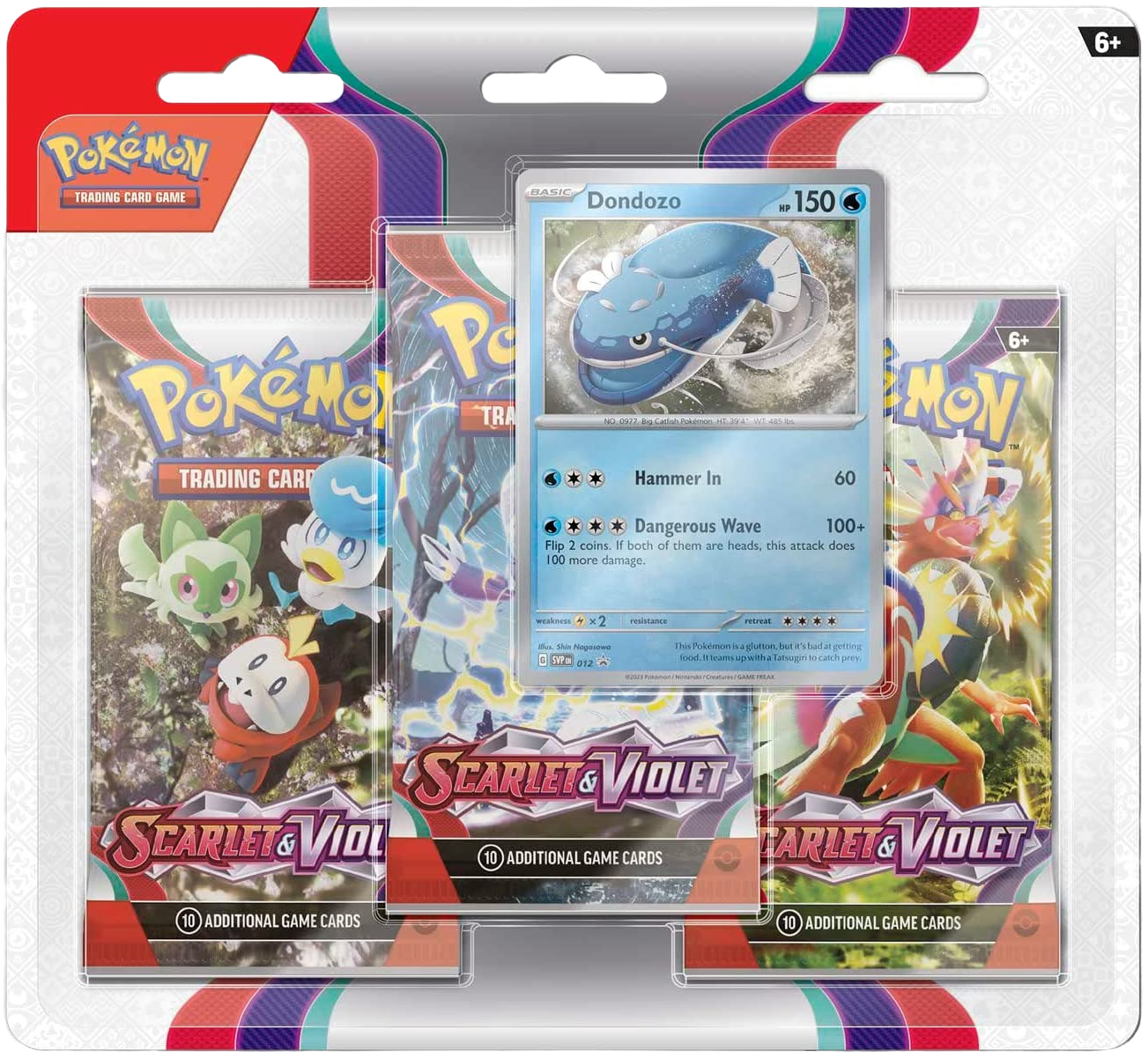 Pokémon TCG: Scarlet & Violet Base Set 3-Pack Blister Packs & Cases