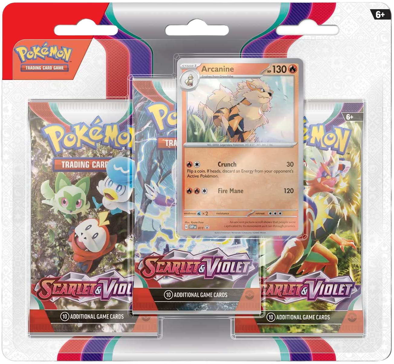 Pokémon TCG: Scarlet & Violet Base Set 3-Pack Blister Packs & Cases