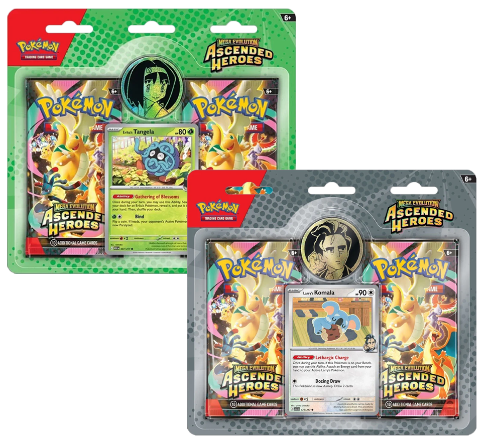 Ascended Heroes Collection - Erika's Tangela & Larry's Komala