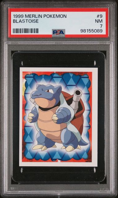 PSA (NM 7) Blastoise #9 - Merlin Pokemon (#98155089)