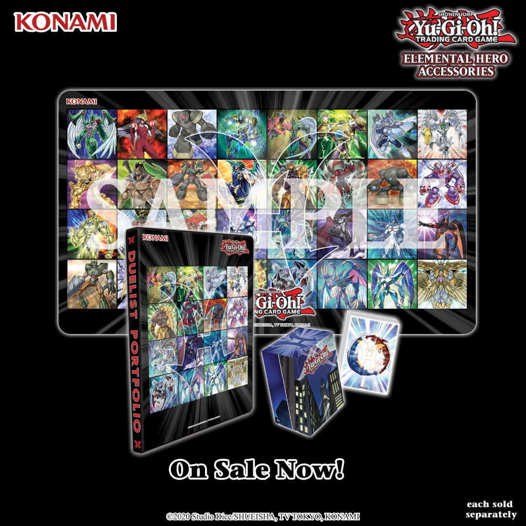 Konami - Yu-Gi-Oh! Elemental HERO 4-Piece BUNDLE