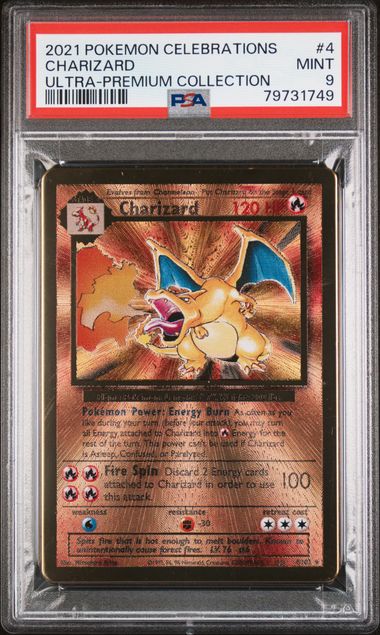 [PSA 9 - MINT] CHARIZARD #4 - Premium Collection (2021)
