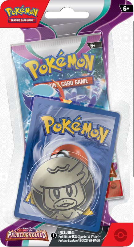 Pokémon TCG: Scarlet & Violet - Paldea Evolved Checklane Blister Pack ...