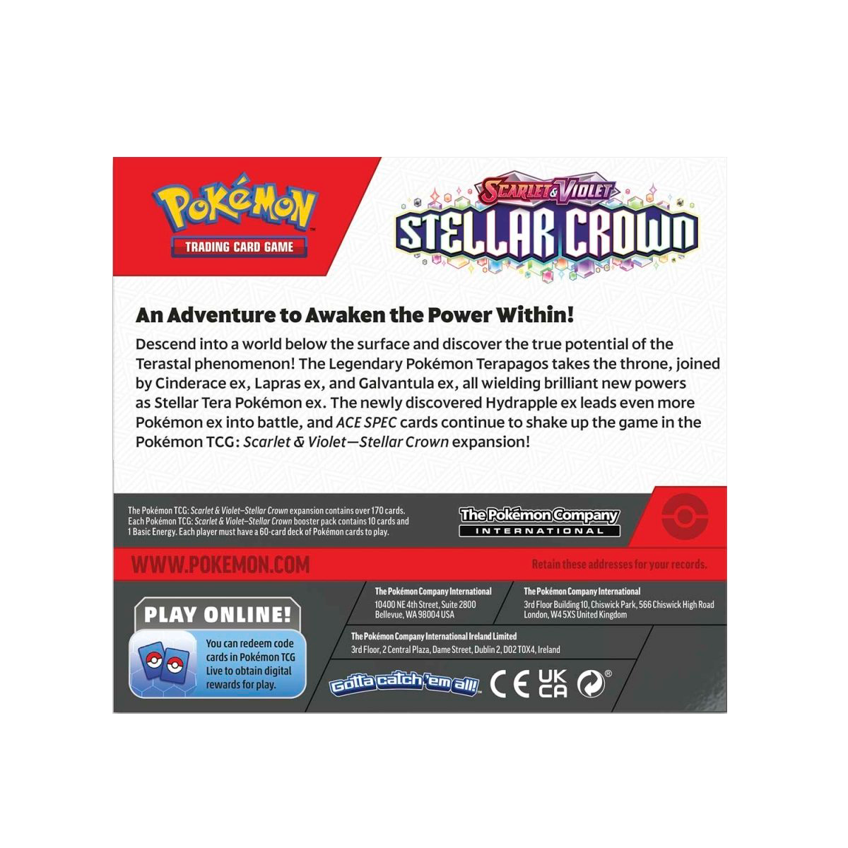 Stellar Crown Booster Boxes & Cases