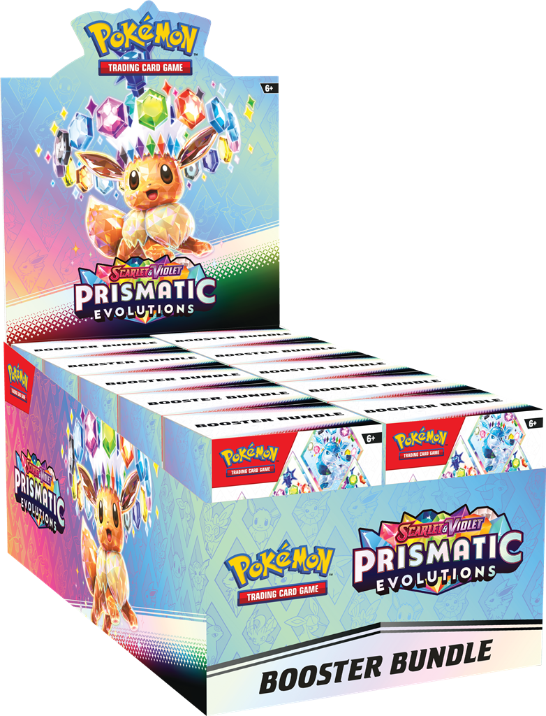 Pokémon TCG: Scarlet & Violet - Prismatic Evolutions - Booster Bundle - PREORDER - RELEASE DATE 3/7/25