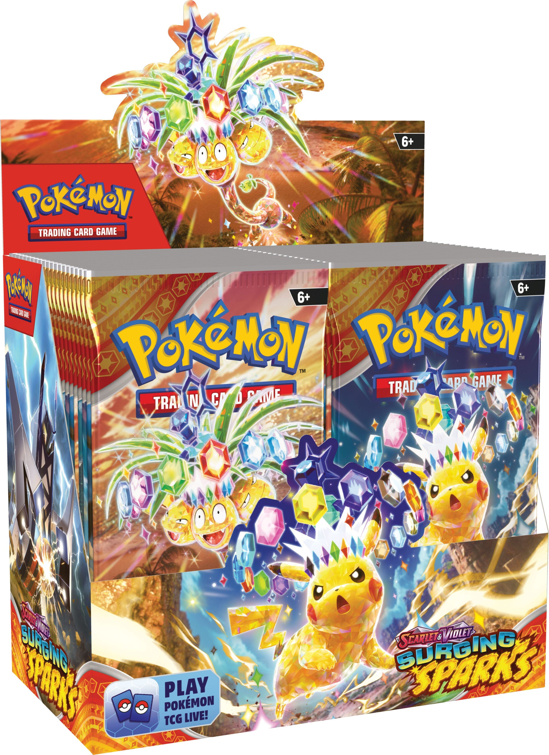 Surging Sparks Booster Boxes & Cases - PREORDER - RELEASE DATE 11/08/24