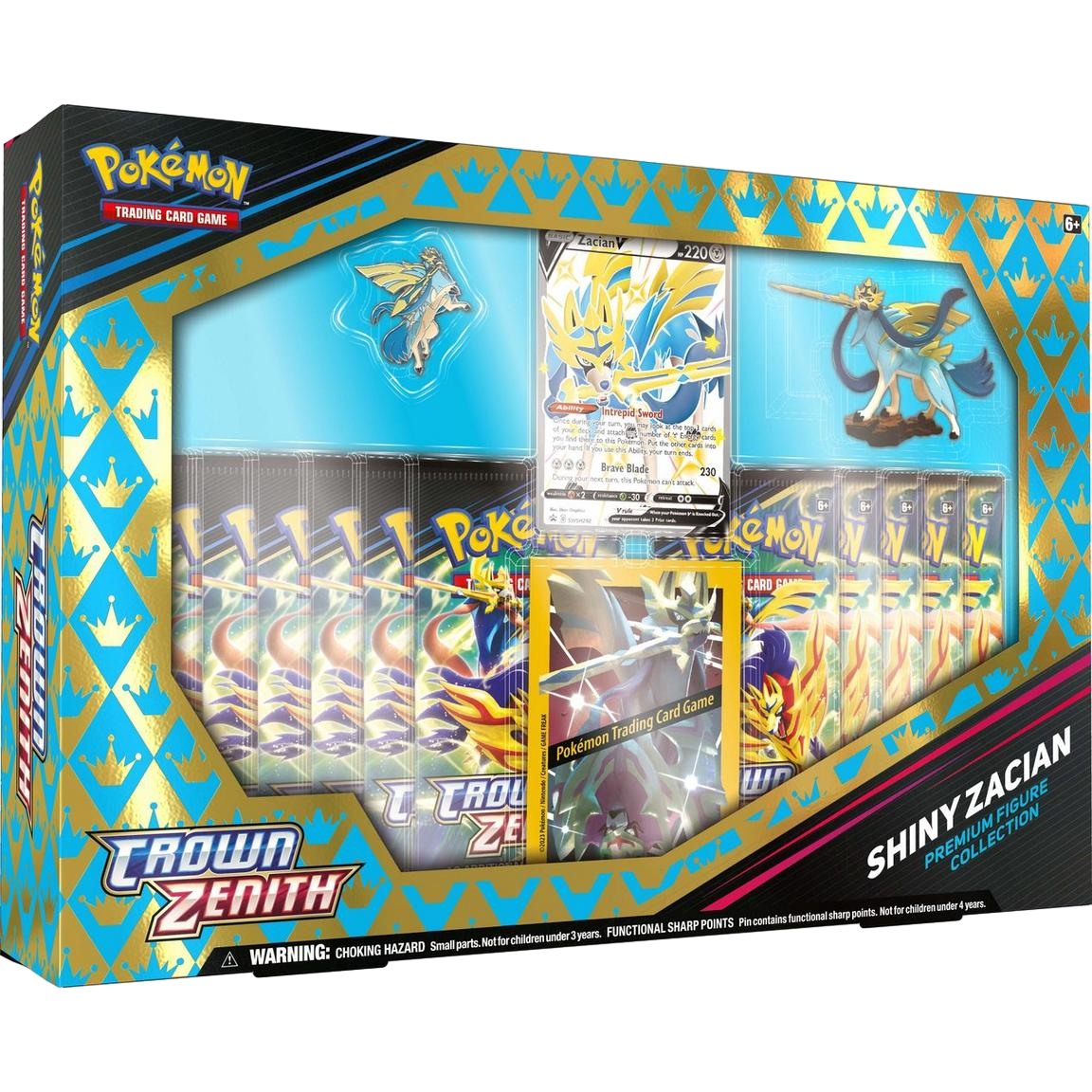 Sword & Shield: Crown Zenith - Premium Figure Collection (Shiny Zacian & Zamazenta)