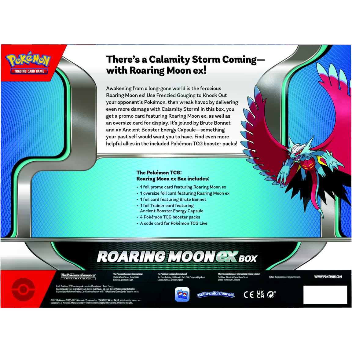 Pokémon TCG: Roaring Moon ex or Iron Valiant ex Deluxe Battle Box – Pokemon  Plug