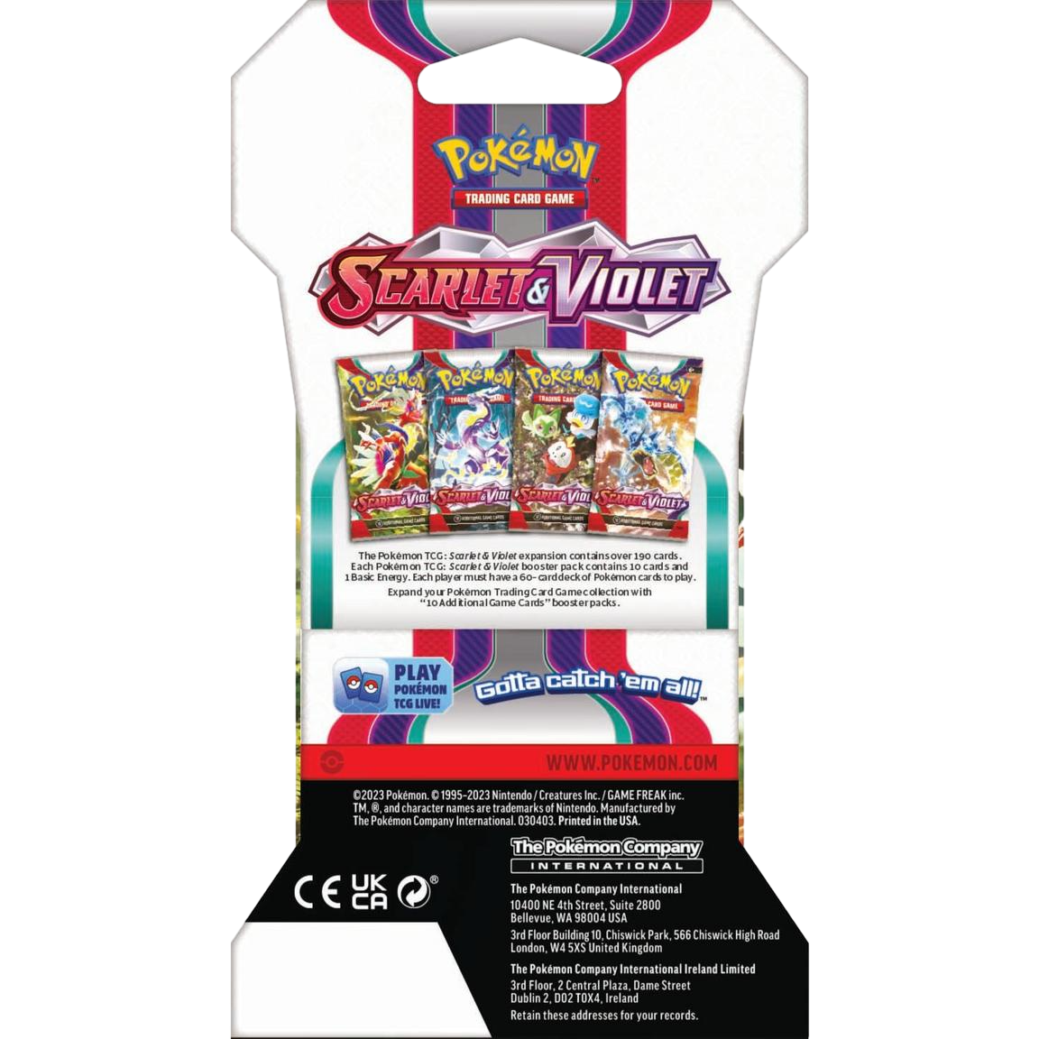 Pokémon TCG: Scarlet & Violet Base Set Sleeved Booster Packs – Pokemon Plug