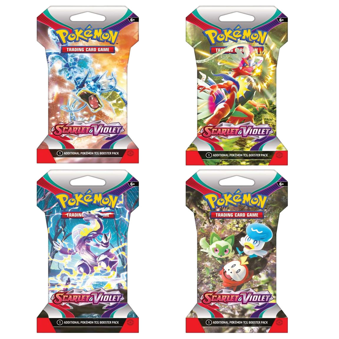 Pokémon TCG: Scarlet & Violet Base Set Sleeved Booster Packs