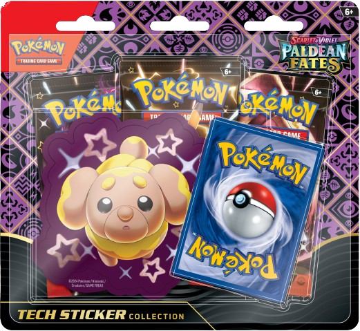 Pokemon Trading Card Game: Paldean Fates Tin (Styles May Vary)