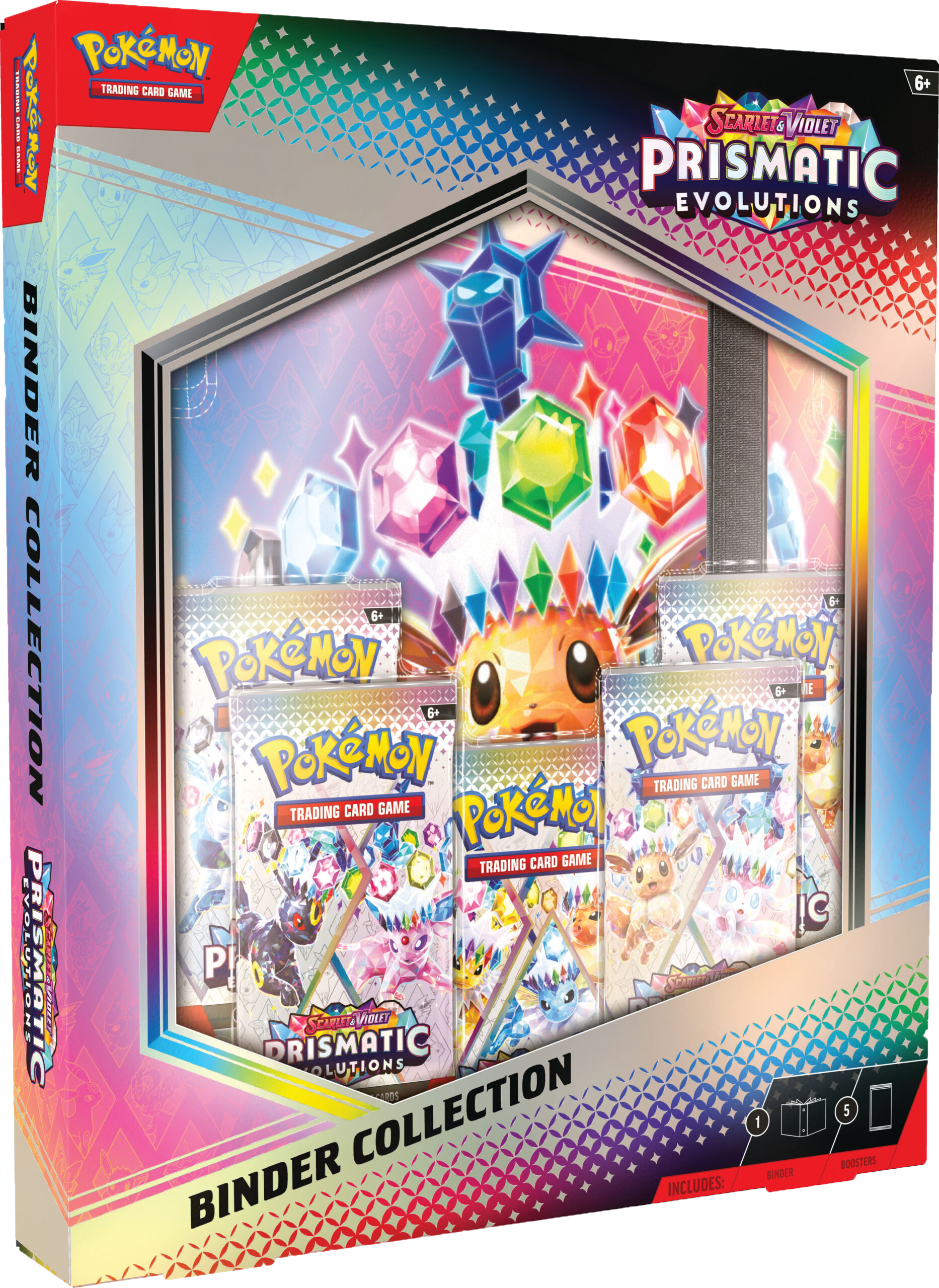 Pokémon TCG: Scarlet & Violet - Prismatic Evolutions - Binder Collection - PREORDER - RELEASE DATE 1/17/25