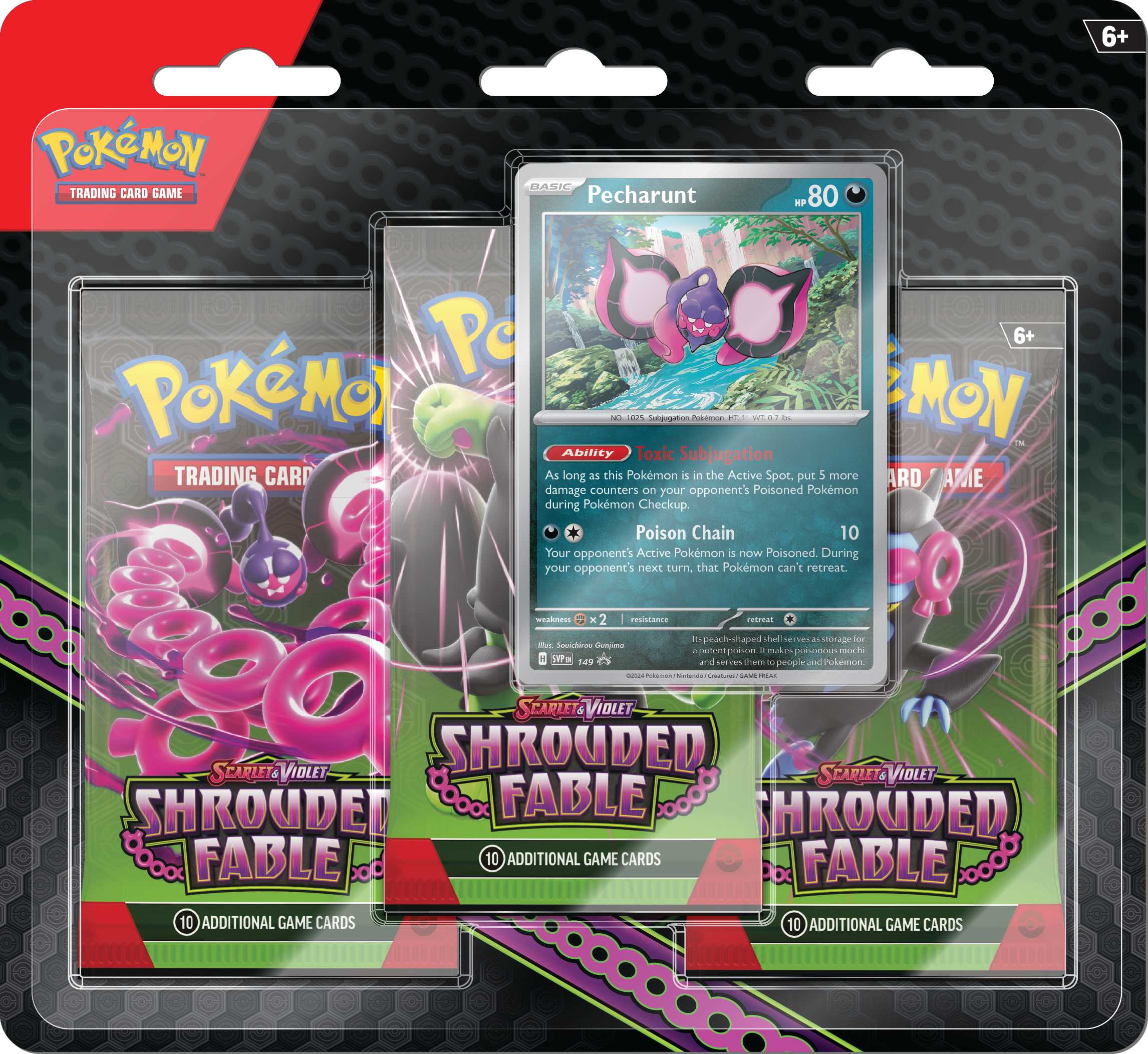 Pokémon TCG: Scarlet & Violet - Shrouded Fable - 3 Pack Blister