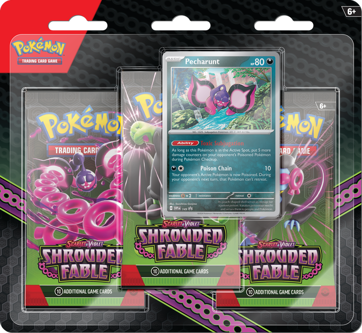 Pokémon TCG: Scarlet & Violet - Shrouded Fable - 3 Pack Blister