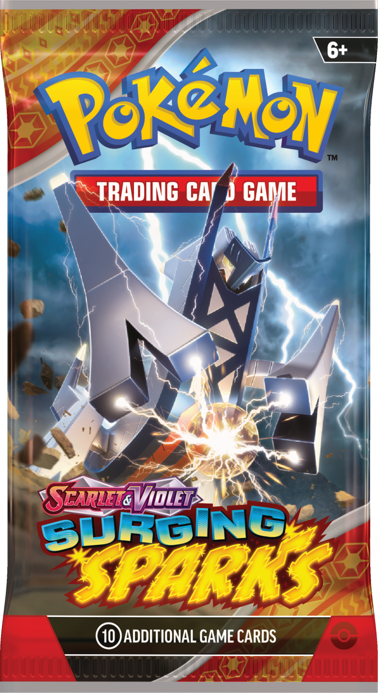 case surging sparks booster box Pokemon Center Elite Trainer (Exclusive) - SV08: Surging Sparks it lights up the shoreline Surging Sparks Booster Bundle Case
