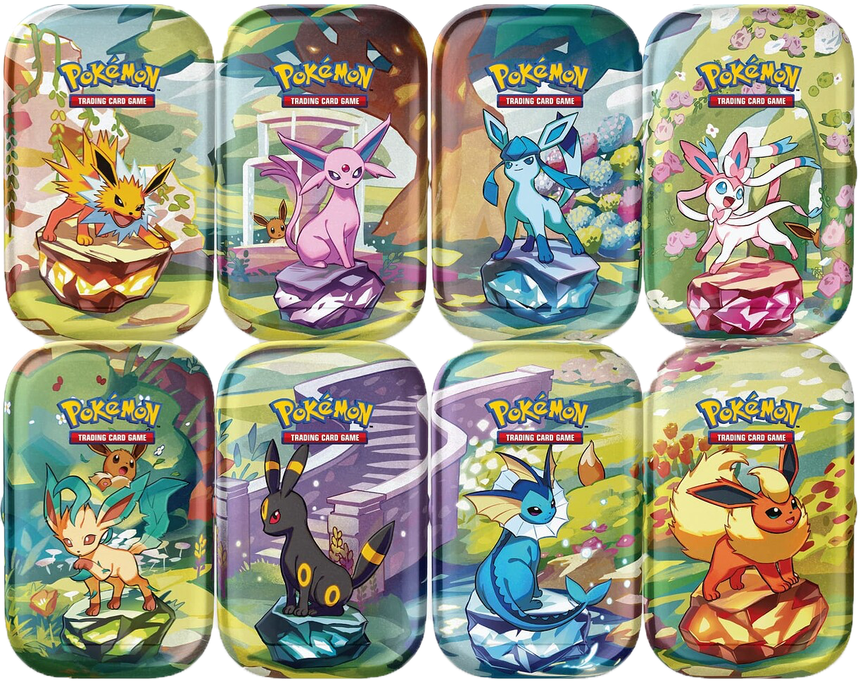 Pokémon TCG: Scarlet & Violet - Prismatic Evolutions - Mini Tins - PREORDER - RELEASE DATE 2/7/25