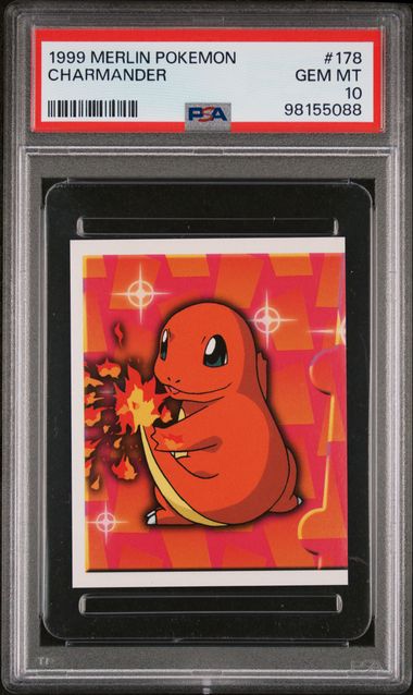 PSA (Gem MT 10) Charmander #178 - Merlin Pokemon (#98155088)