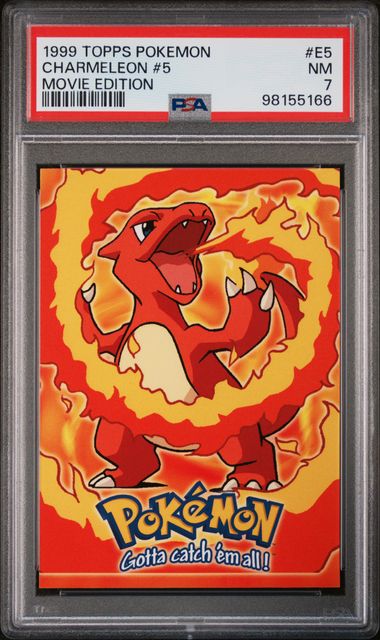 PSA (NM 7) Charmeleon #E5 - Topps Pokemon The Movie Edition (#98155166)