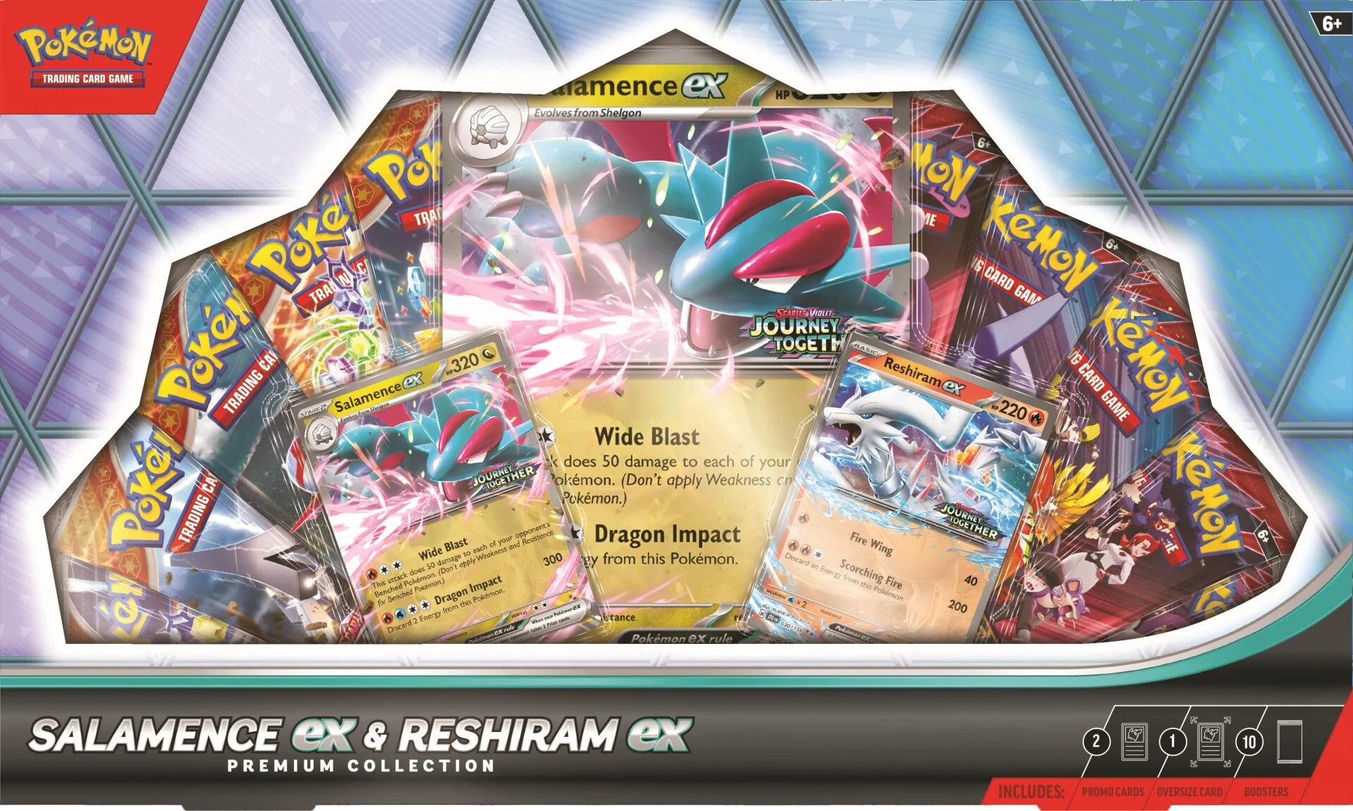 Salamence ex & Reshiram ex Premium Collection