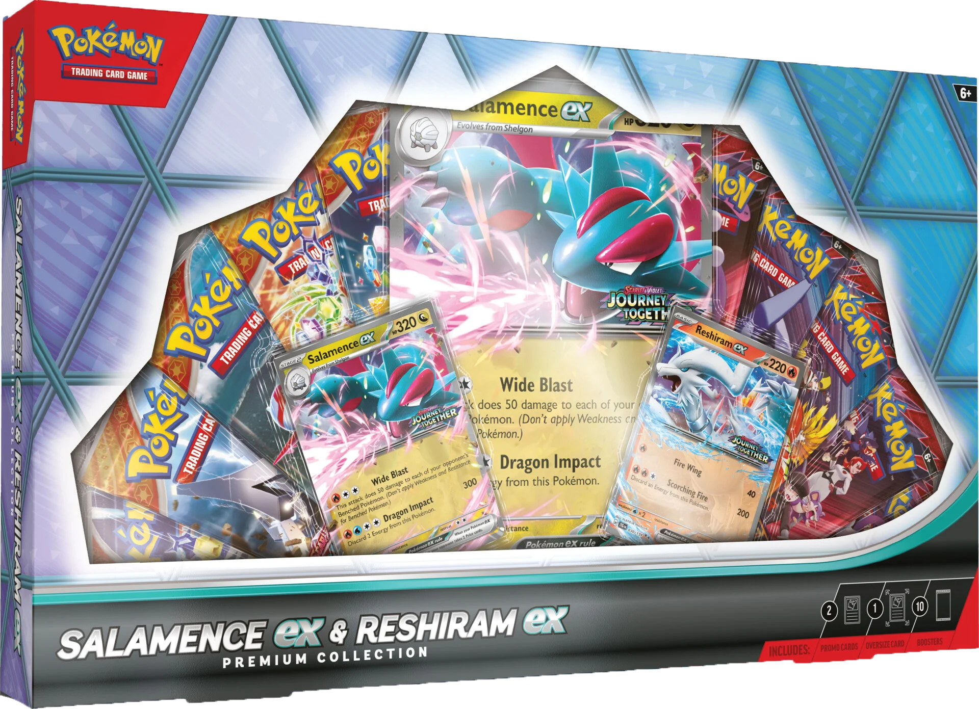 Salamence ex & Reshiram ex Premium Collection