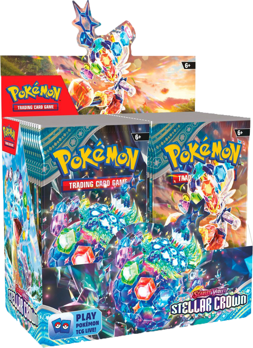 Stellar Crown Booster Boxes & Cases