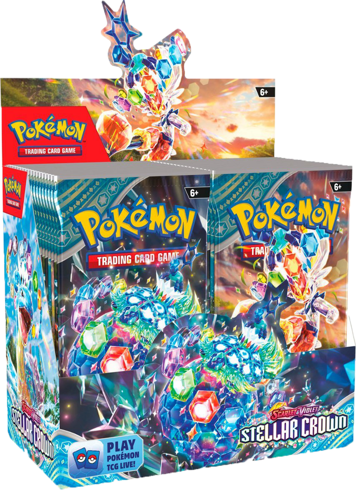 Stellar Crown Booster Boxes & Cases