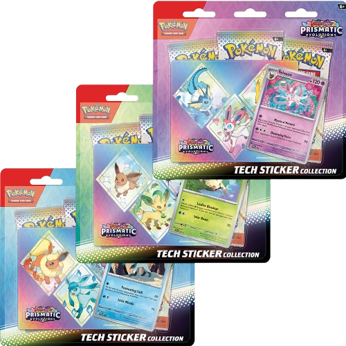 Pokémon TCG: Scarlet & Violet - Prismatic Evolutions - Tech Sticker Collection - PREORDER - RELEASE DATE 1/17/25