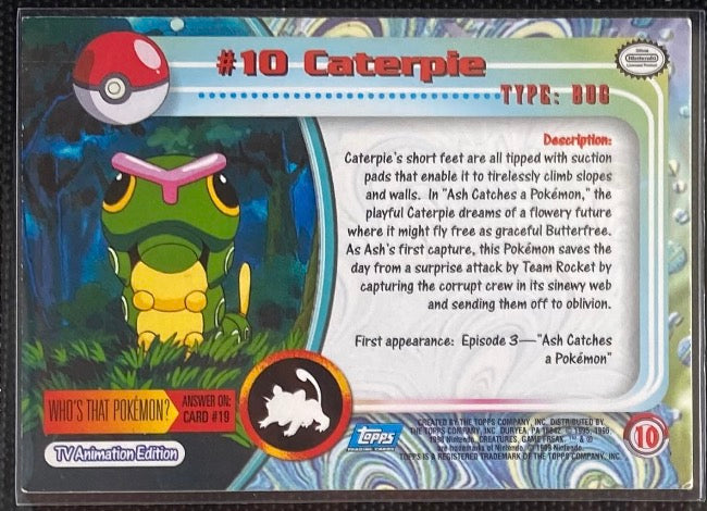 Caterpie (10/76) [Topps Series 1 - TV Animation Edition]