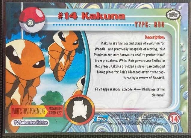 Kakuna (14/76) [Topps Series 1