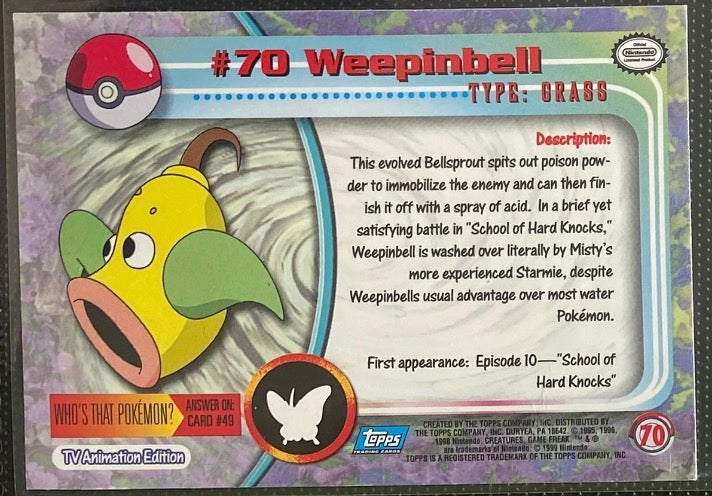 Weepinbell (70/76) [Topps Series 1 - TV Animation Edition]