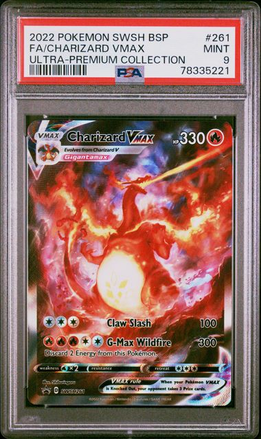 [PSA 9 - MINT] CHARIZARD VMAX #261 - SWSH Promo (2022)