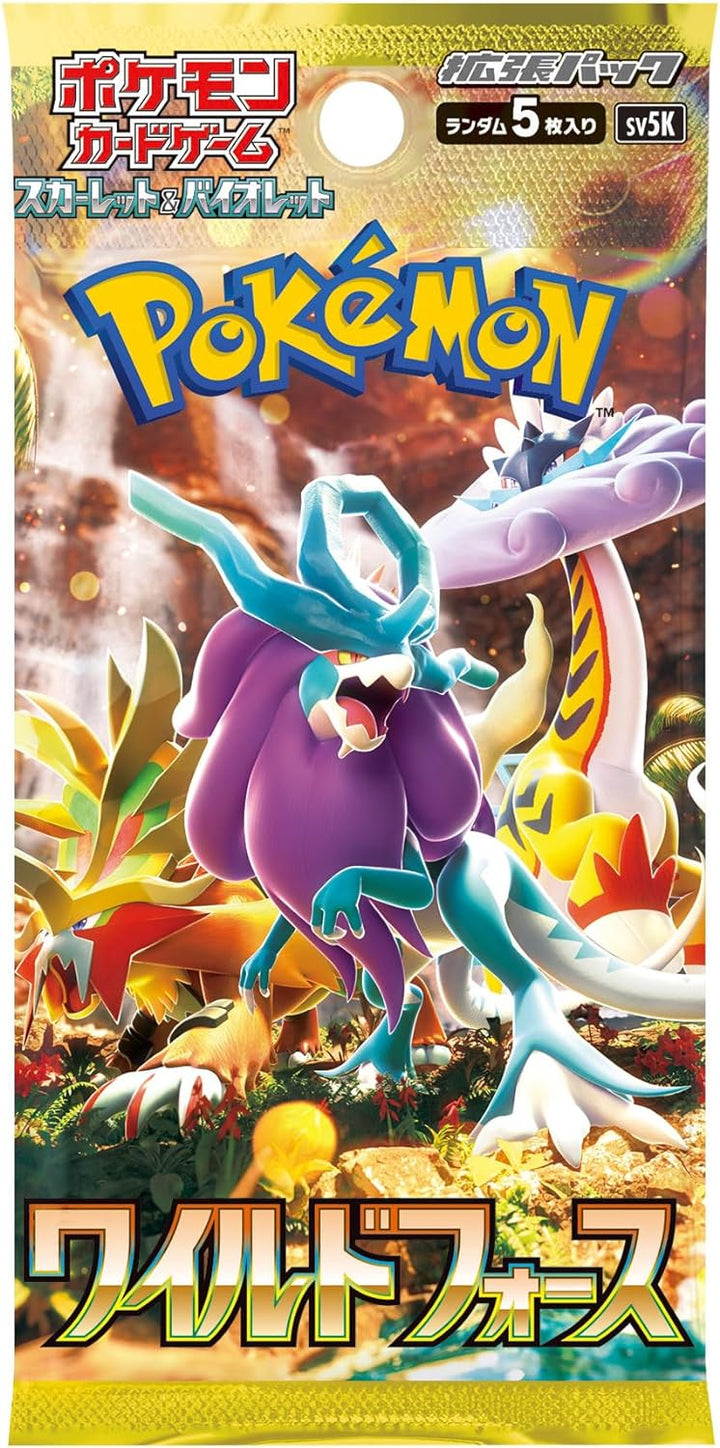 Japanese Pokémon - sv5K - Wild Force (Temporal Forces) - Booster Boxes & Packs