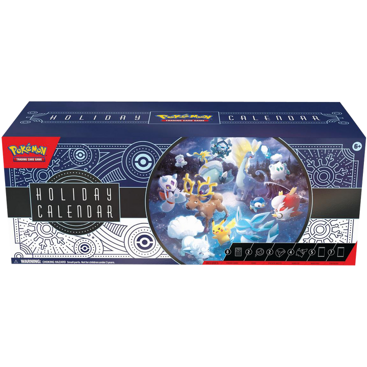 Pokemon Trading Card Game: Holiday Advent Calendar 2023 - 25 Days of Suprises - Includes Stamped Promo Cards, Packs & More!