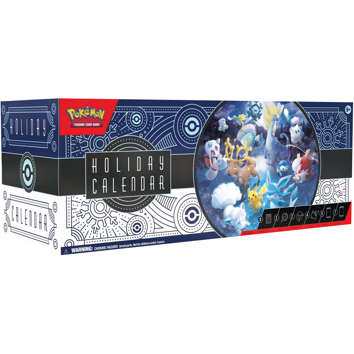 Pokemon Trading Card Game: Holiday Advent Calendar 2023 - 25 Days of Suprises - Includes Stamped Promo Cards, Packs & More!
