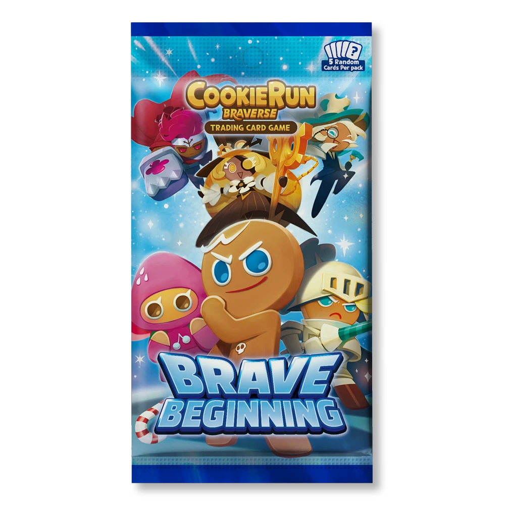 cookie run booster box Pack 03 + 04 English Edition (1 Box) changing cards and popular characters CookieRun TCG: Brave Beginning Booster