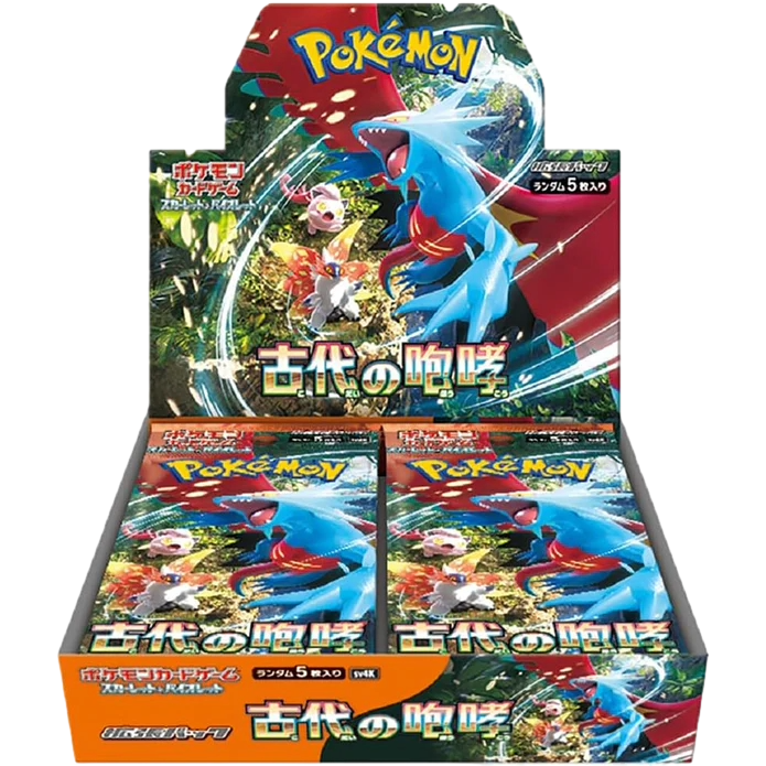 Japanese Pokmon - sv4K - Ancient Roar (Paradox Rift) - Booster Boxes & Packs Japanese Pokmon - sv4K - Ancient Roar (Paradox Rift) - Booster Boxes & Packs